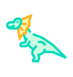 Dilophosaurus Dinosaur Animal Color Icon