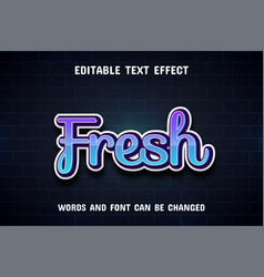 Fresh Text - Editable Text Effect