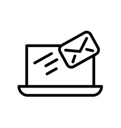 Email Marketing Line Icon Online Promotion