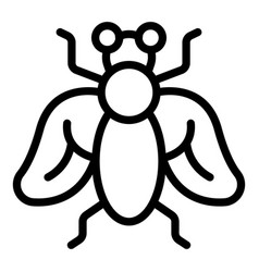 Tsetse Wings Icon Outline House Insect