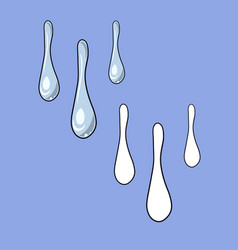 A Set Of Images Elongated Water Droplets A Jet