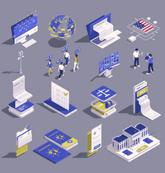 Digital Government Isometric