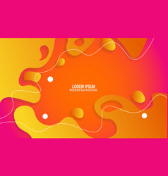 Orange Gradient Fluid Background