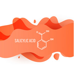 Structural Chemical Formula Salicylic Acid