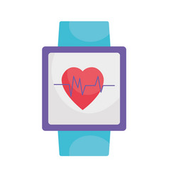 Watch With Heartbeat Icon