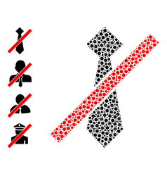 Dotted No Man Tie Collage Of Round Dots And Other