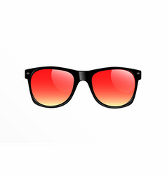 Classic Vintage Sunglasses Realistic Isolated