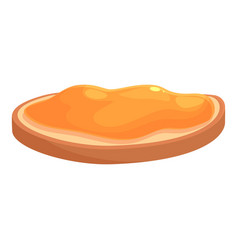 Caramel Bread Icon Cartoon Butter Swirl