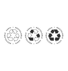 Recycle Icons Set