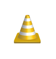 Yellow Traffic Safety Cone