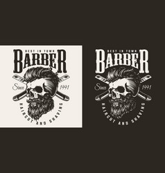 Best Barber Monochrome Vintage Flyer