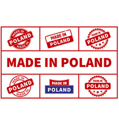 Made In Poland Rubber Stamp Set