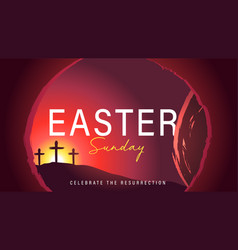 Easter Sunday Morning He Is Risen Tomb And Calvary