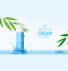 Promo Banner With Moisturizing Face Cream