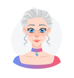 Frozen Queen Cartoon Avatar Game Character Young