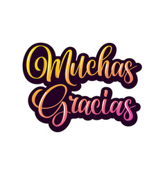 Gracias Calligraphy Spanish Text Lettering