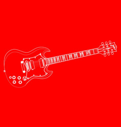 Solid Guitar Outline