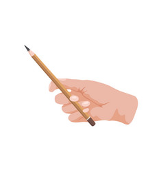 Hand Holding Pencil