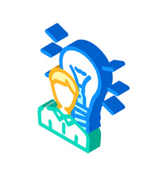 Idea Customer Testimonial Isometric Icon