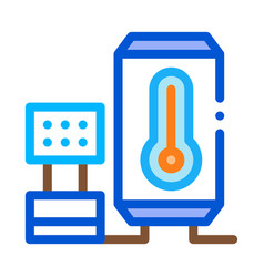 Temperature Control Device Icon Outline