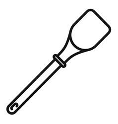 Wooden Spatula Icon Outline Cooking