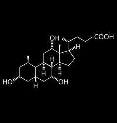 Cholic Acid Bile Acid The Chemical Molecular