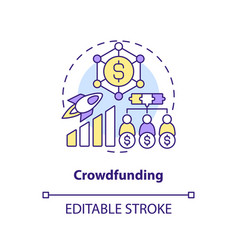 Crowdfunding Concept Icon