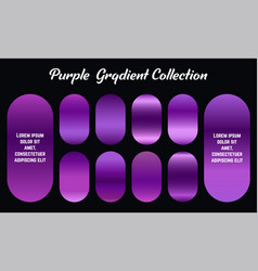 Purple Gradients Swatches Set