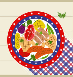 Memorial Day Barbecue Party Greeting Card