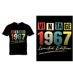 Vintage 1967 Limited Edition Happy Birthday