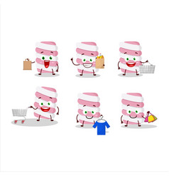 A Rich Marshmallow Twist Mascot Design Style