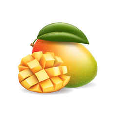 Cutting Mango 3d Cartoon