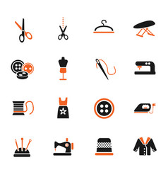Tailoring icon set Royalty Free Vector Image - VectorStock