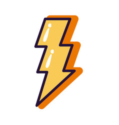 Power Ray Slang Line And Fill Style Icon