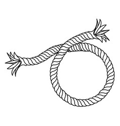 Contour Realistic Break Rope Icon