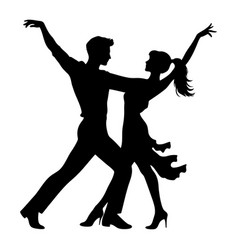 Couple Dancing Silhouette