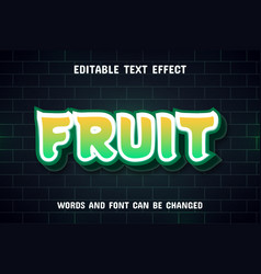 Fruit Text - 3d Text Effect