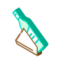 Holder Wine Isometric Icon