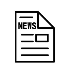 News Article Icon Or News Information Icon