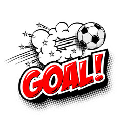 Goal Football Soccer Comic Icon