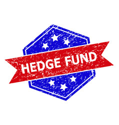 Hexagonal Bicolor Hedge Fund Stamp Seal