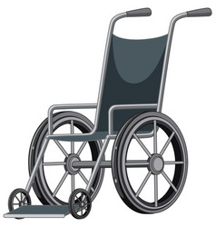 A Wheelchair On White Background