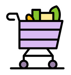 Shopping Cart Icon Flat