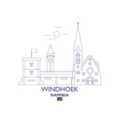 Windhoek City Skyline