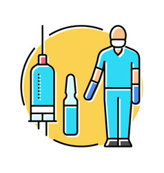 Anesthesia Technician Color Icon