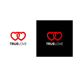 Modern And Attractive True Love Logo Design