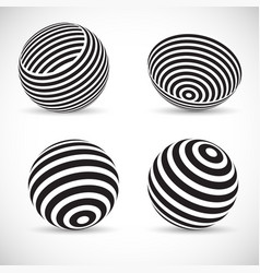 Striped Spherical Designs