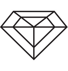 Abstract Diamond Logo In Trendy And Minimal Style