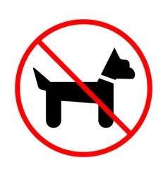 No Pet Sign Or Animal Icon