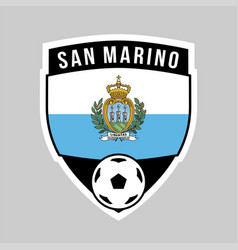 Shield Football Team Badge Of San Marino